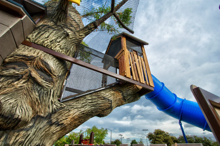 Playground treehouse
